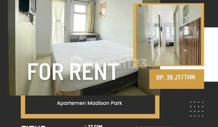 Apartemen Madison Park type studio full furnish siap huni jakarta barat dekat mall ta cp dan neosoho