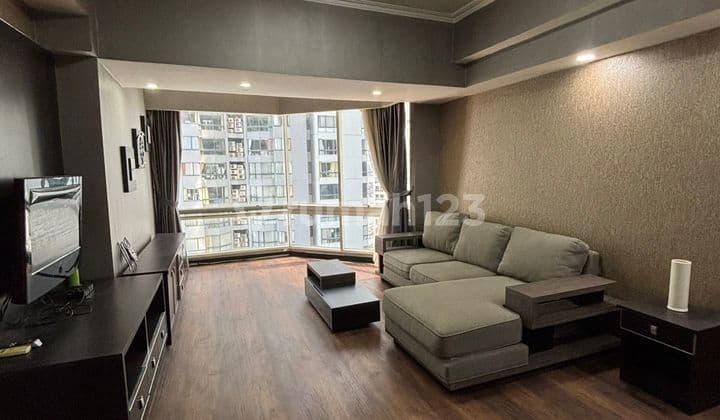For Sale at a Bargain Price: Orchid Garden Condominium Apartment, 2 BR Type, Fully Furnished, Minimalist Classic Design, City View, Near 4 Malls and 4 Campuses, West Jakarta.