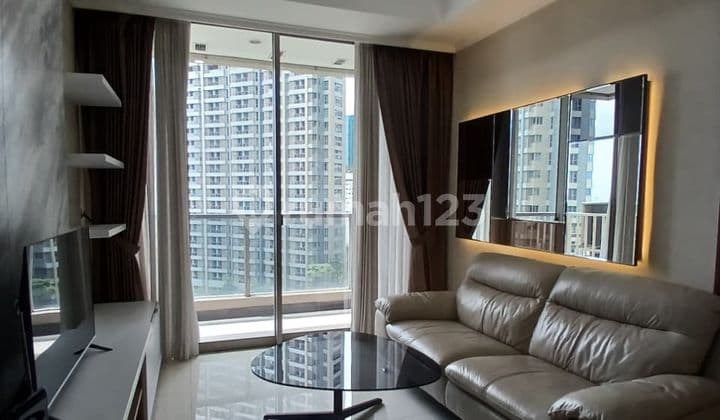 Sewa Apartemen Tares Type 2Br Full Furnish Desain Minimalis Best View View Pool Jakarta Barat