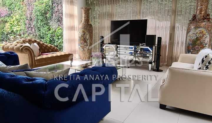 Semi-Furnished House with American Classic Style in Larangtapa Area, New Parahyangan City