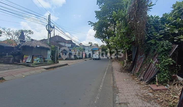 Dijual tanah jalan utama lokasi kedewatan ubud