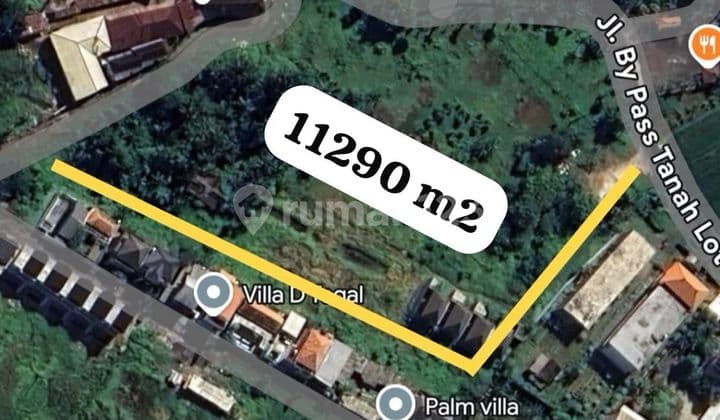 Rental Land on the Main Road of Nyanyi Tanah Lot