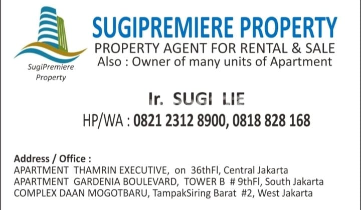 Jual Cepat Apartemen Gardenia Boulevard 1 Br 38M2 / Balcony Lt5 Nego Abis