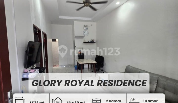 Dijual Rumah Glory Royal Residence Tiban