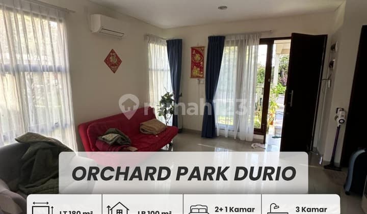 Dijual Rumah Orchard Park Cluster Durio Batam