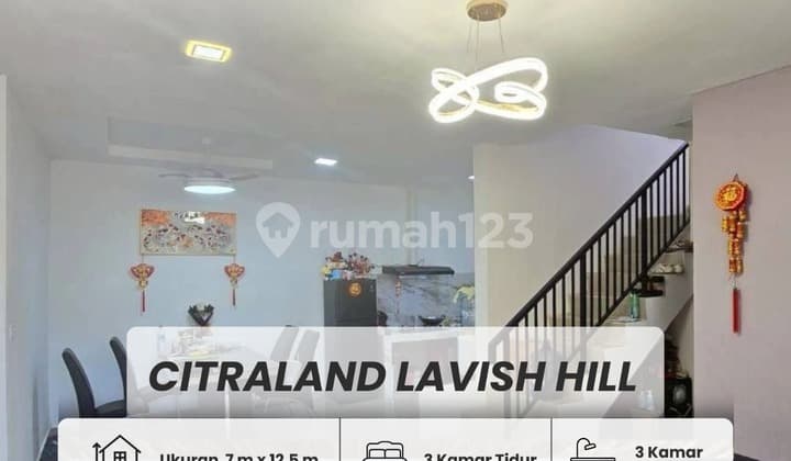 Dijual Rimah Citraland Megah Lavish Hill