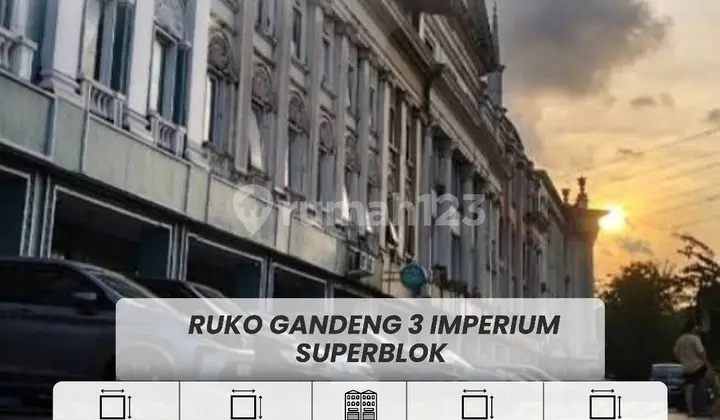 Dijual Ruko Gandeng 3 Imperium Suoerblok