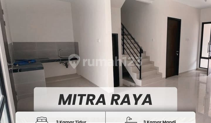 Disewakan Rumah Mitra Raya 3Kt 3Km
