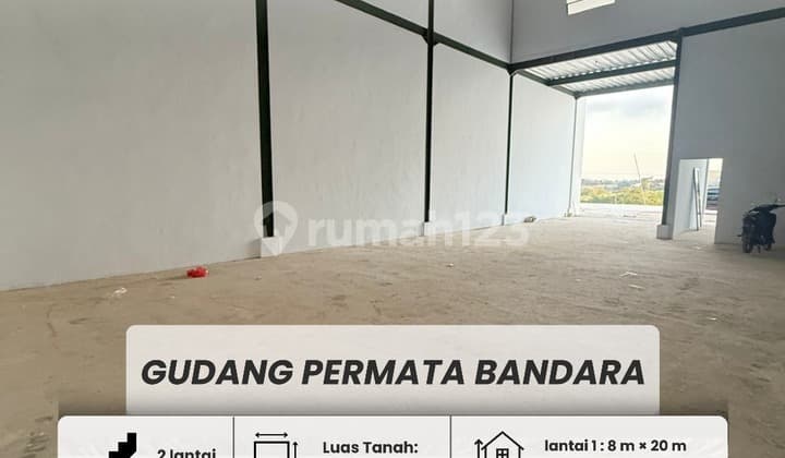 Dijual/sewa Gudang Permata Bandara Batu Besar