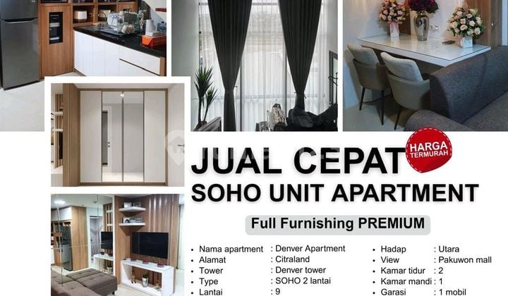 Murah Siapa Cepat Dia Dapat Apartemen Denver Siap Huni Murah Siapa Cepat Dia Dapat Apartemen Denver Siap Huni