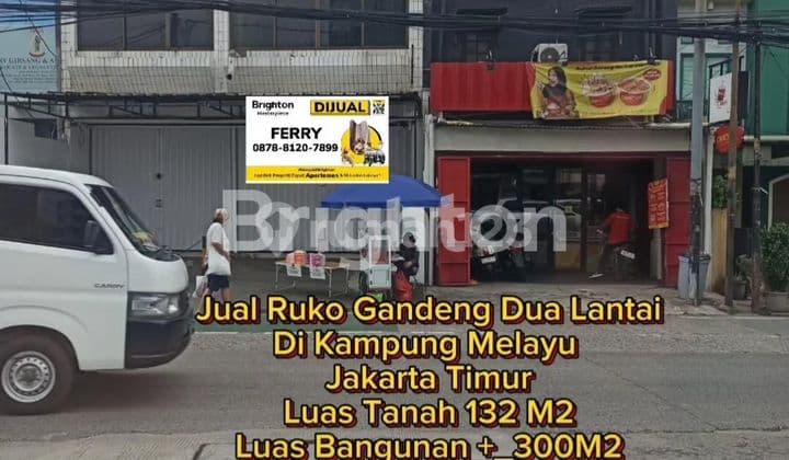 RUKO GANDENG DUA LANTAI DI KAMPUNG MELAYU