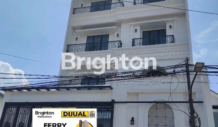 RUMAH MEWAH BERGAYA MODERN LIMA LANTAI SIAP HUNI LOKASINYAI SANGAT SANGAT STRATEGIS AKSES MUDAH KEMANA MANA SUNTER JAKARTA UTARA