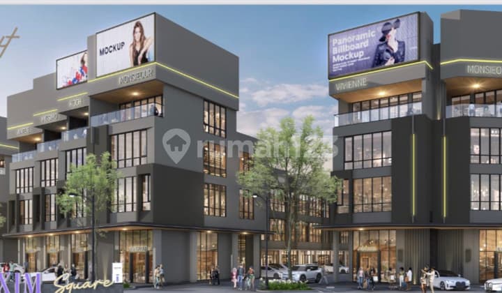 For Sale New Shophouse in Gading Serpong Facing Boulevard Road