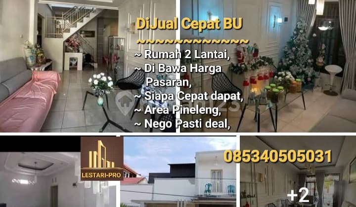 Dijual Cepat Di Bawa Harga Pasaran Rumah 2 Lantai Pineleng