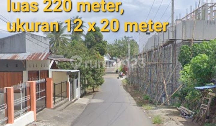 Di Jual Cepat dan Murah Tanah luas 220 meter Malalayang samping GOR Futsal Badminton