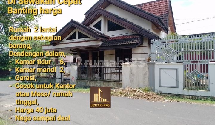Rumah bagus di sewakan murah, sebagian barang