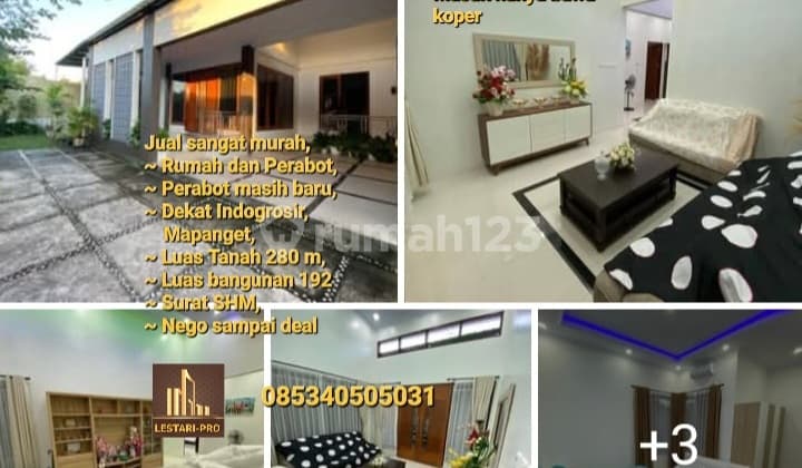 Jual Cepat Rumah Bagus Dan Semua Perabot Mapanget