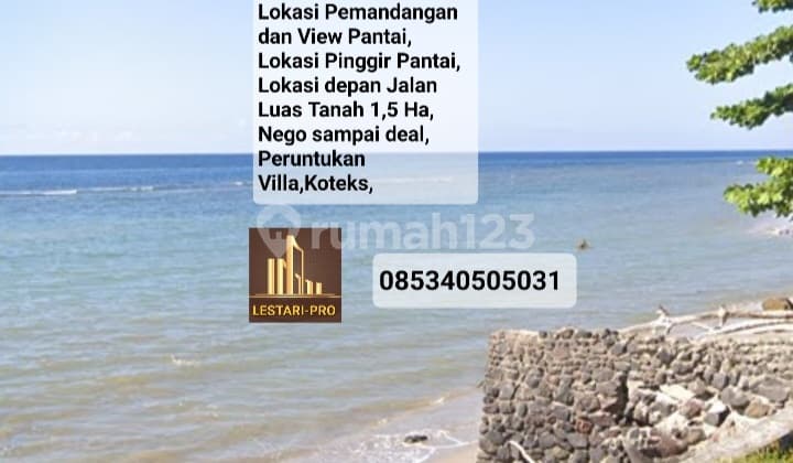 Jual Cepat Lokasi Pinggir Pantai View dan Pemandangan Area Wisata Kema Rumbia Siapa Cepat Dapat