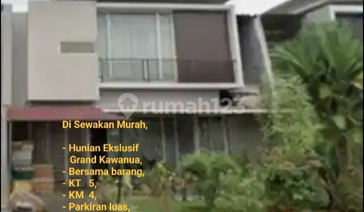 Disewakan Murah Rumah Grand Kawanua Bersama Barang, Ready
