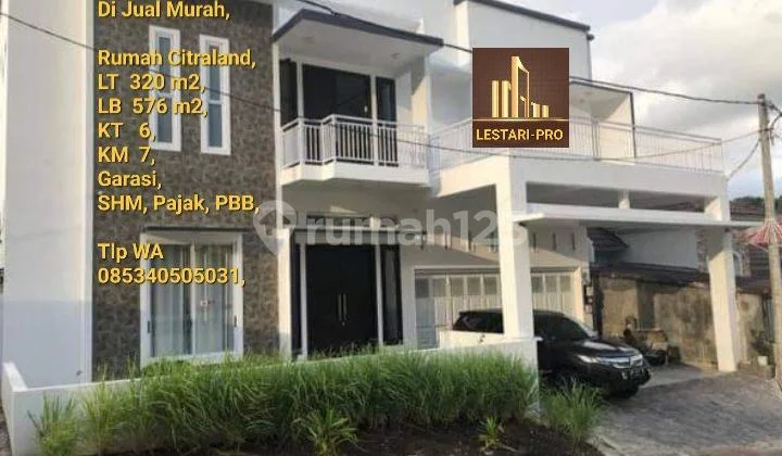 Di Jual Murah, Rumah Besar Mewah Citraland, Siapa Cepat Dapat