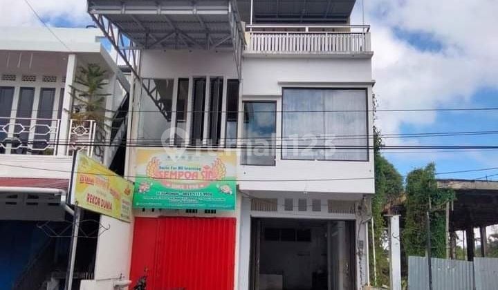 Ruko Tomohon Lokasi Pertokoan Kantor Kuliner, Jalur Ramai