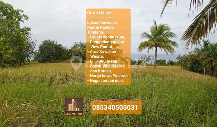 Tanah Murah Lokasi Pantai Pantera Tondano Pemandangan dan View Siapa Cepat Dapat