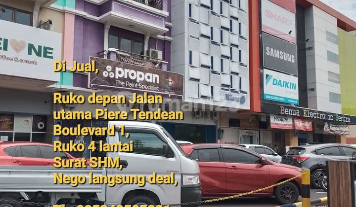 Affordable shop house on Pierre Tendean Main Road, suitable for all purposes.