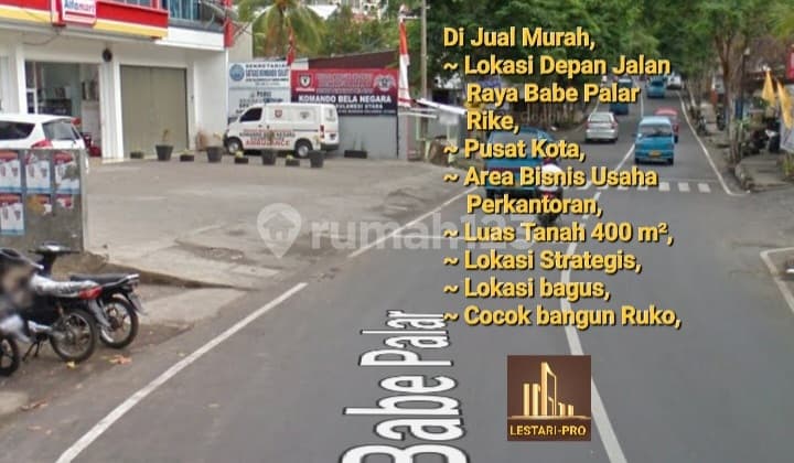 Di Jual Murah Cari Pembeli Tanah Luas 400m Shm.siapa Cepat Dapat Cocok Untuk Ruko Serta Usaha