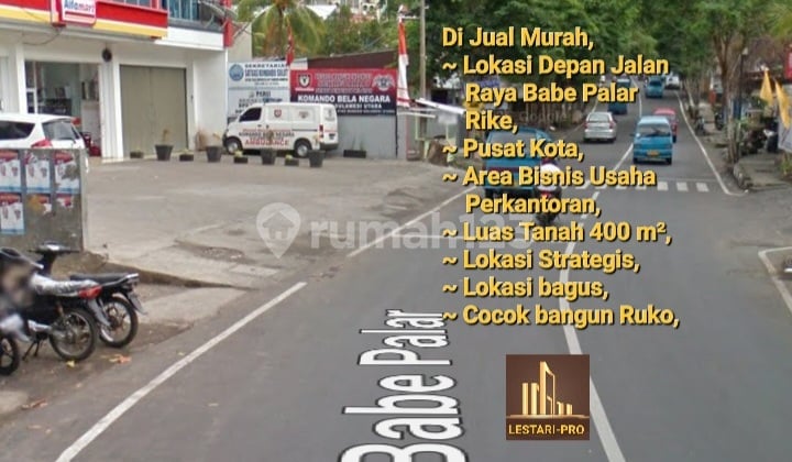 Di Jual Murah Cari Pembeli Tanah Luas 400m Shm.siapa Cepat Dapat Cocok Untuk Ruko Serta Usaha