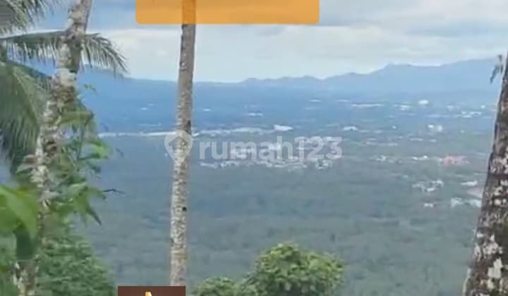 Jual Murah Lokasi Puncak Pandu Kota Manado View dan Pemandangan Menakjubkan Surat SHM