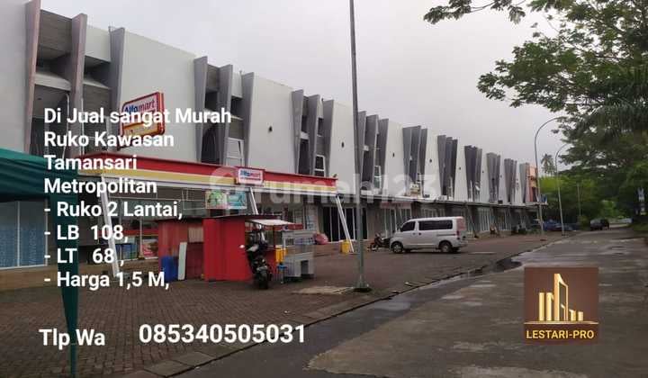Very Cheap Shop House Tamansari Metropolitan