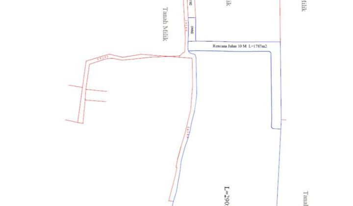 Di Jual Lahan Tanah di Jl belimbing pecatu kuta selatan , Kuta Selatan SHM - Sertifikat Hak Milik 290 Are