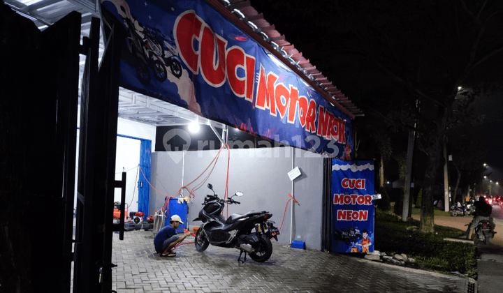 Ruko Usaha Cuci Motor dan Warkop di Parung Panjangdi Parung Panjang