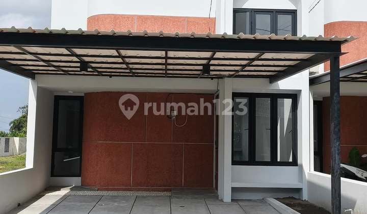 rumah Boho Minimalis mezanin free biaya notaris dan bphtb