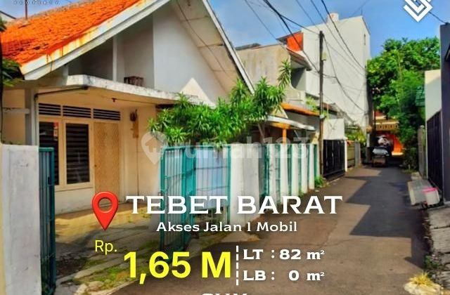 Dijual Tanah Kavling Tebet Barat Lokasi Strategis Nyaman Jalan 1 Mobil