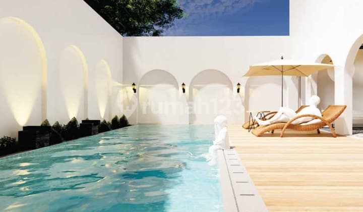 DIJUAL RUMAH VILLA KOLAM RENANG SIAP HUNI, PURWOMARTANI SLEMAN