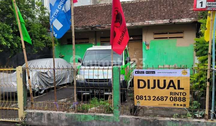 Dijual Harga Rendah Tanah Bonus Bangunan Dekat Asrama Stece