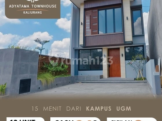 Dijual Rumah Baru Di Adyatama Townhouse Kaliurang Ngaglik, Sleman