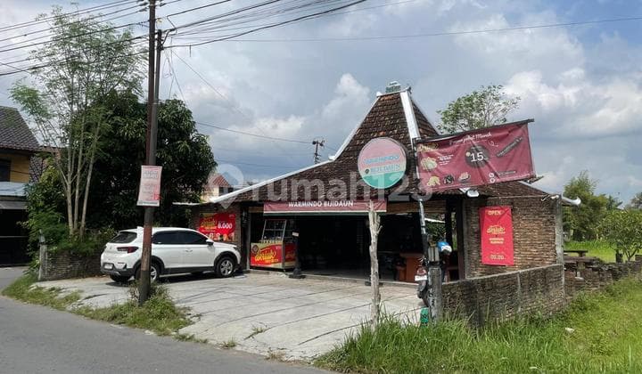Dijual Tanah Ada Bangunan Semi Permanen Tridadi Sleman