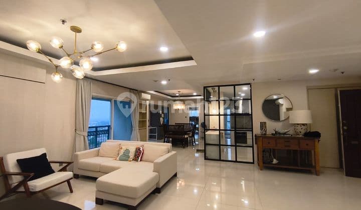Dijual Cepat Pavilion Apartment Sudirman 3+1 Bedrooms 219m2 Furnished Harga Nego