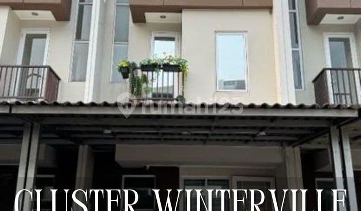Jual Rumah Sedayu City Cluster Winterville Semi Furnished Bagus Murah