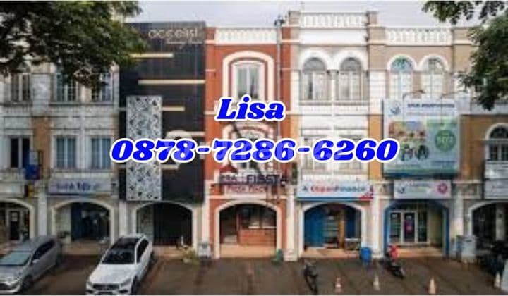 Disewakan Ruko Bolsena 3 Lantai 4,5X17 - LB 229,5 | Harga 100 Jt Nego