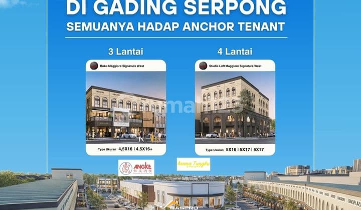 Dilokasi Premium Matera Residences Elite Cluster, Ruko Terakhir Maggiore Signature West