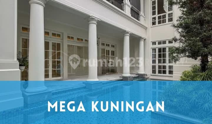 3-Story Private Pool House in Mega Kuningan Elite One-Gate Complex Modern Design
