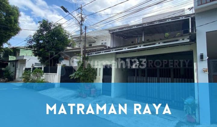 Residential House and Boarding House for Sale in Matraman Raya Area, East Jakarta, Close to Campus and Hospital.
