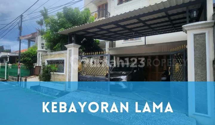 Rumah Permata Hijau Area Kebayoran Lama With Mini Pool Unit Siap Huni
