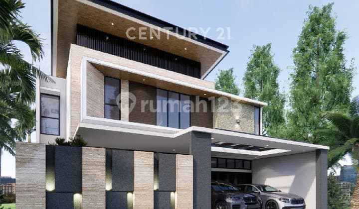 Rumah Baru Mewah Siap Huni Desain Modern di Kebayoran Baru Jaksel