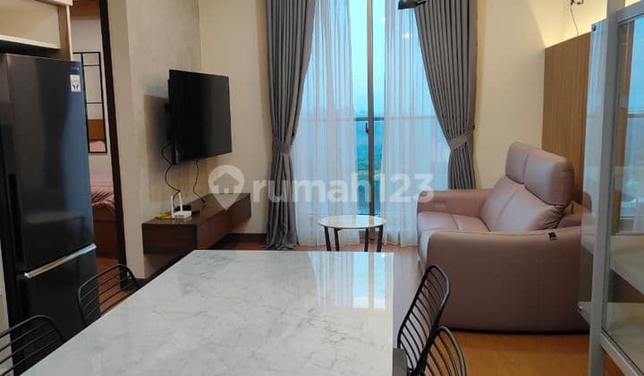 FOR SALE 2BR FULLY FURNISHED APARTMENT IN HEGARMANAH RESIDENCES BANDUNG, ONYX UNIT, COMFORTABLE LIVING READY TO OCCUPY WITH A GREAT VIEW