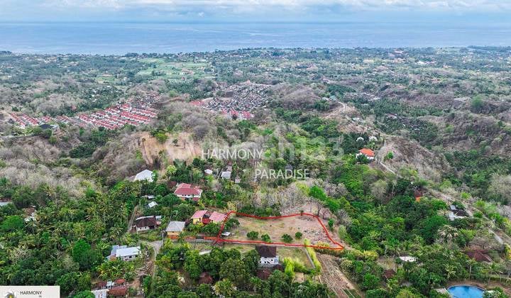 Tanah Pemandangan Laut, 2850M2, SHM di Kayuputih, Buleleng
