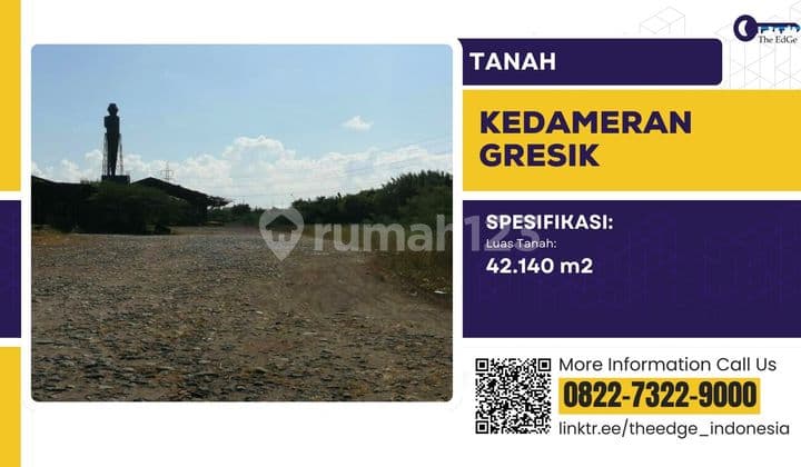 4.2 Hectares Strategic Land in Kedamean, Gresik - Industrial & Investment Potential